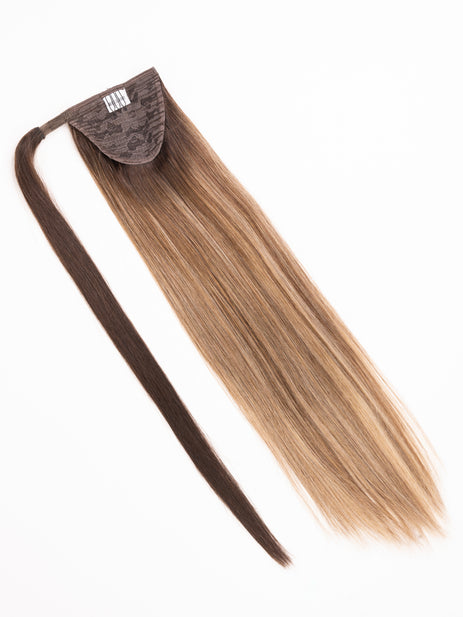 BELLAMI x Andrew Fitzsimons 20" The Ponytail 100g Dirty Brunette Highlight