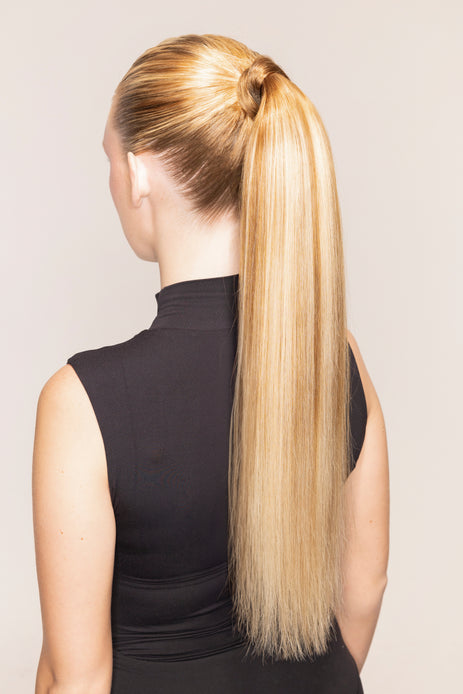 BELLAMI x Andrew Fitzsimons 24" The Ponytail 120g Vanilla Latte Highlight